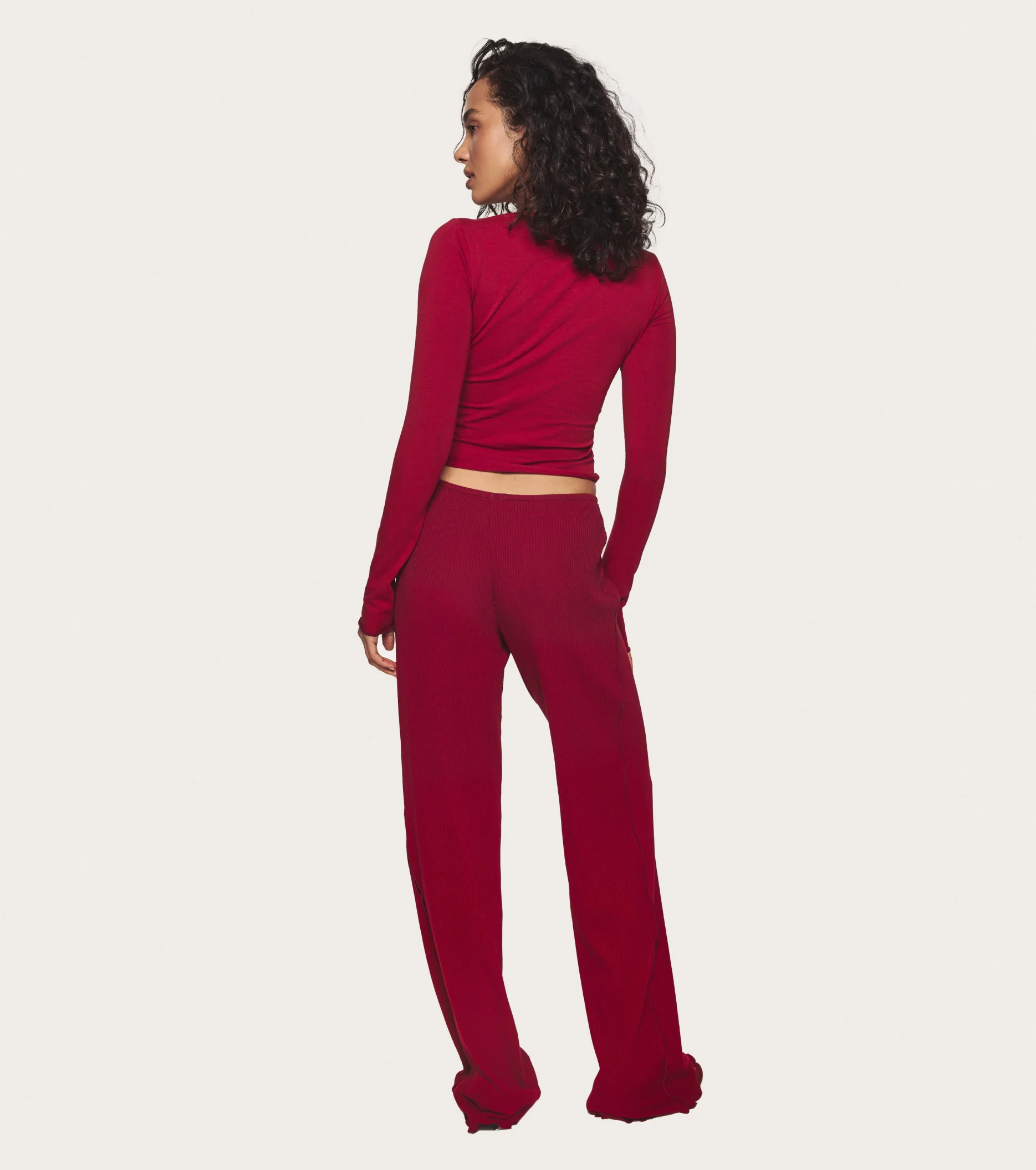 Basic Long Sleeve and Pajama Pants Bundle - Image 3