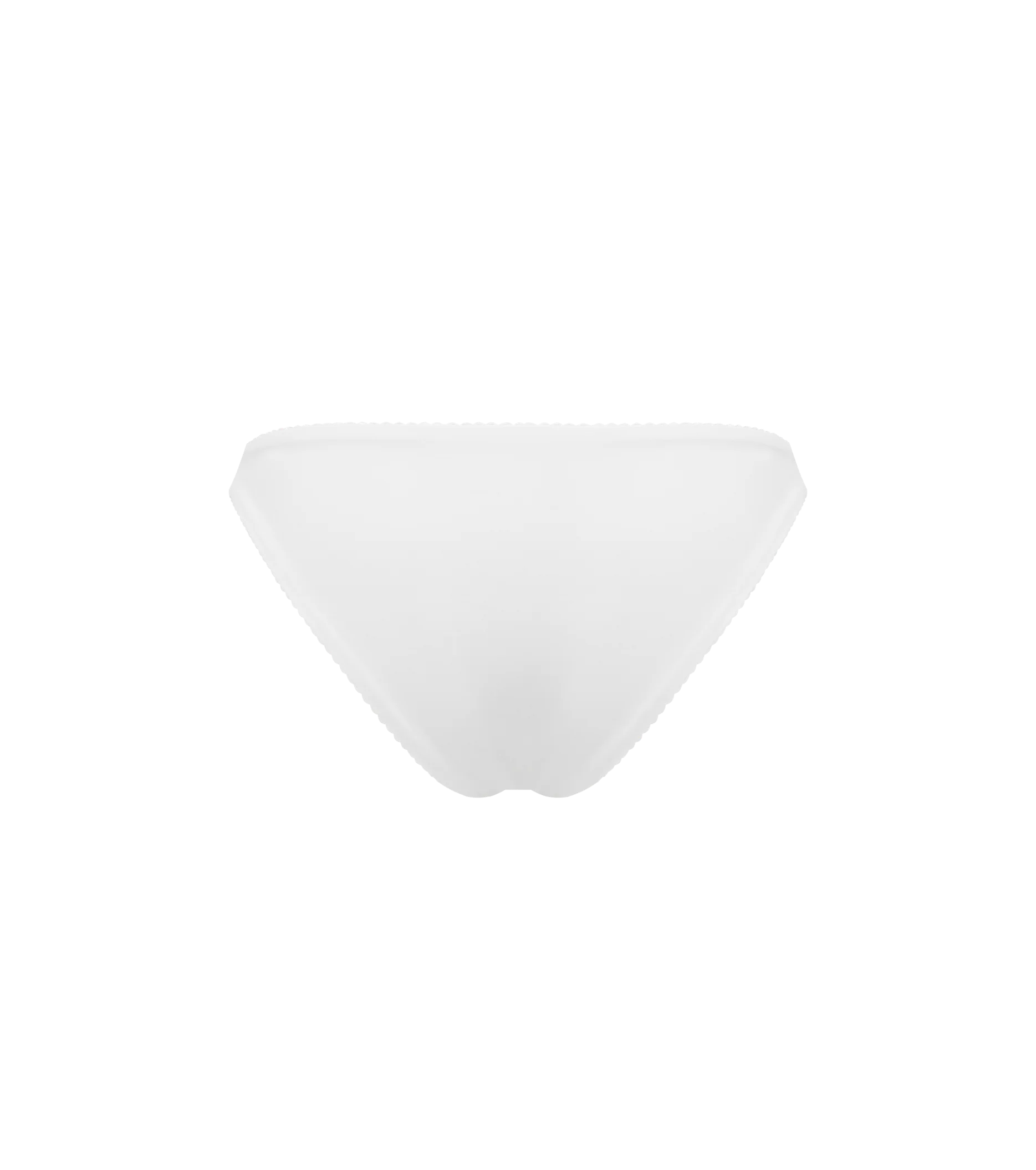 Bikini Bottoms with Waves in White - Image 4