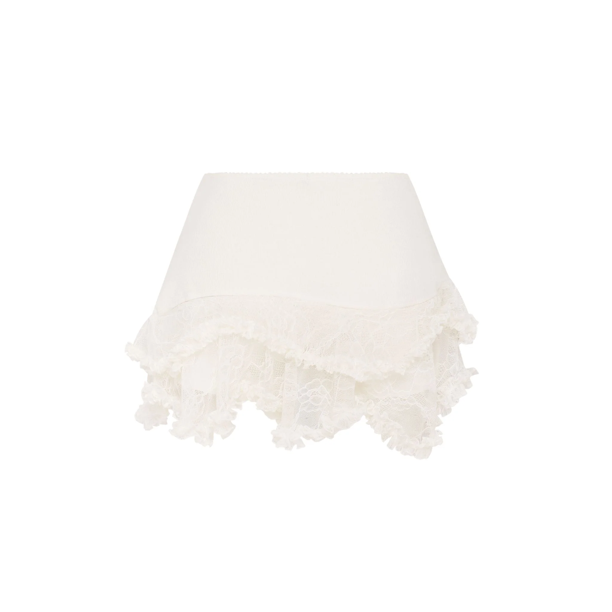 Double Skort in White - Image 2