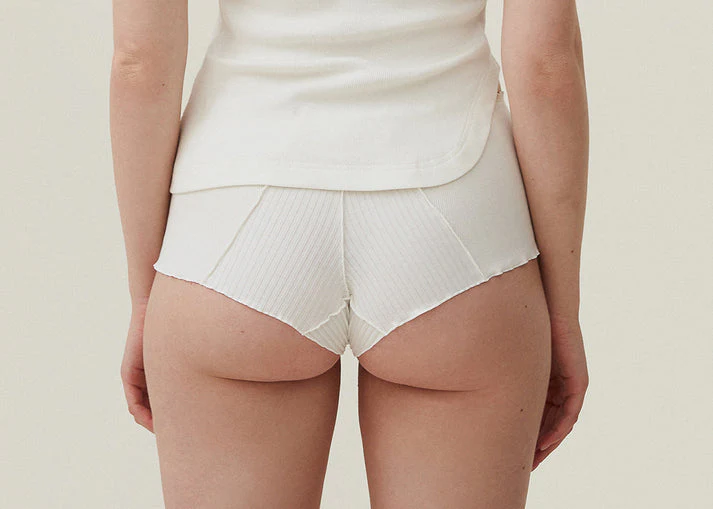 Iconic Boyshorts in White - Image 5
