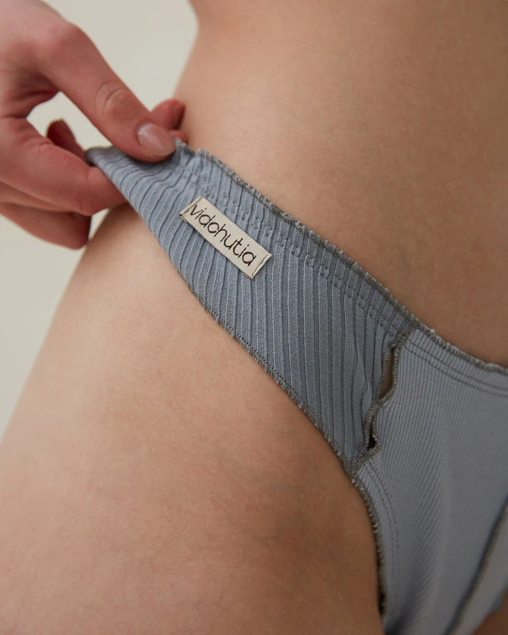 Iconic Thong in Blue - Image 5