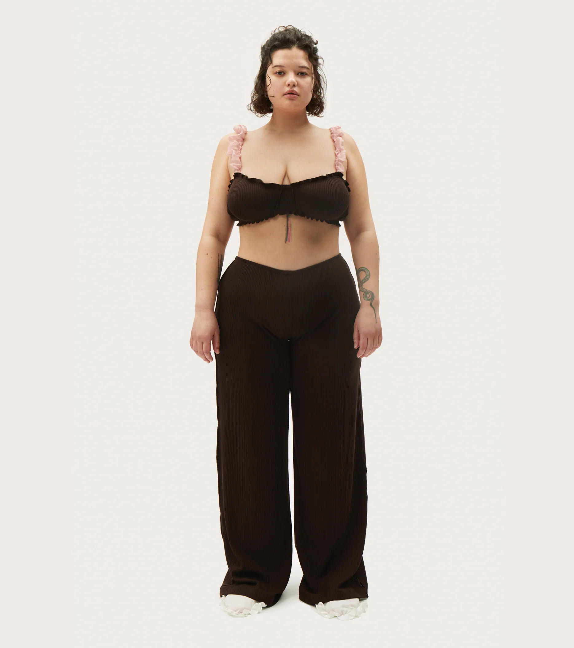 Pajama Pants in Brown - Image 3