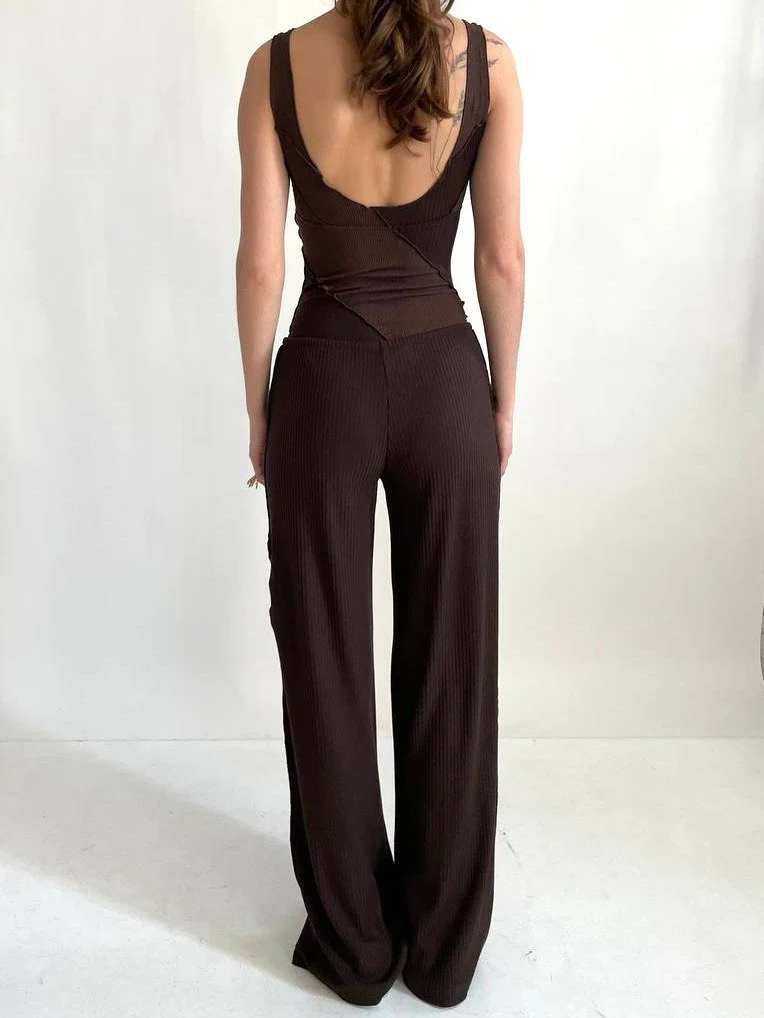 Pajama Pants in Brown - Image 5
