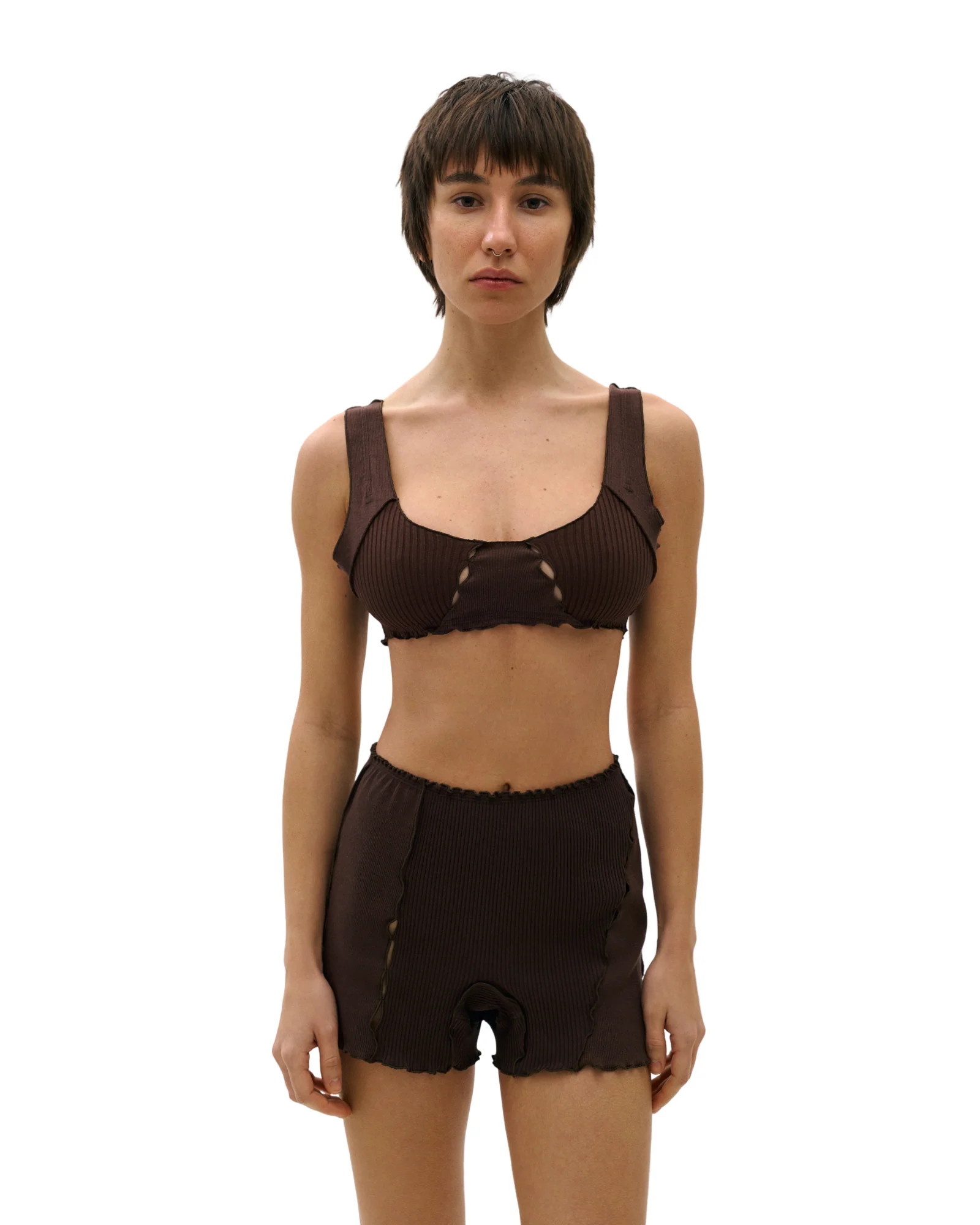 Iconic Top in Brown - Image 3